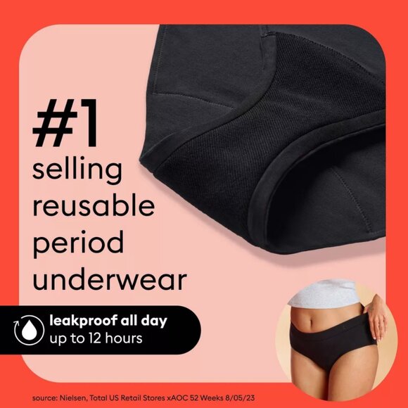 NEW✅ Thinx Comfort Hi-Waist Leakproof Period Briefs - Picture 4 of 11